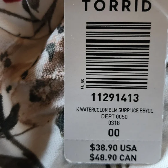 Torrid Supersoft Babydoll Top - Picture 4 of 4